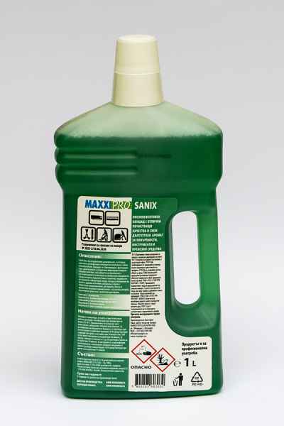 MAXXI PRO SANIX (green) - дезинфектант за повърхности и инструменти
