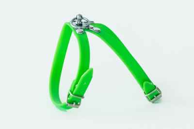 PVC нагръдник зелен