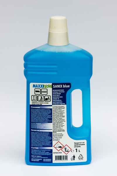 MAXXI PRO SANIX blue - дезинфектант за повърхности и инструменти